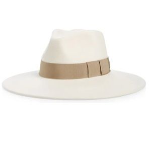 Brixton Joanna Felt Hat in Dove/Khaki